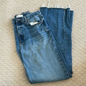 Zara wide leg high rise jean size 6